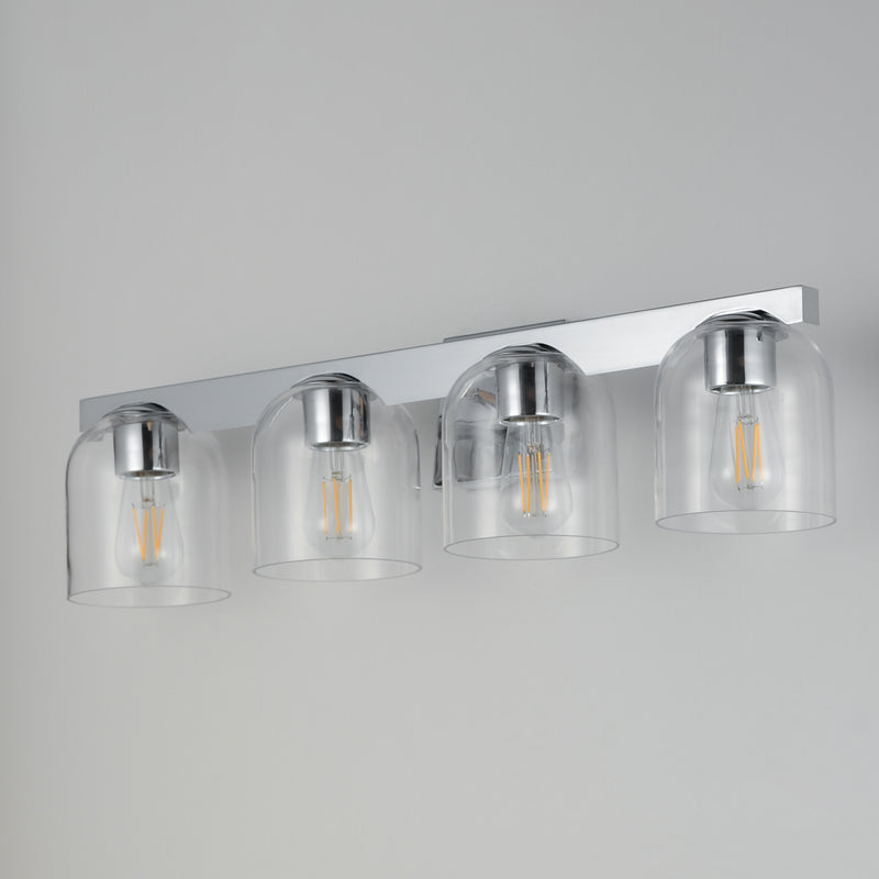 Maxim 21234CLPC Scoop 4 Light Bath Vanity | Polished Chrome