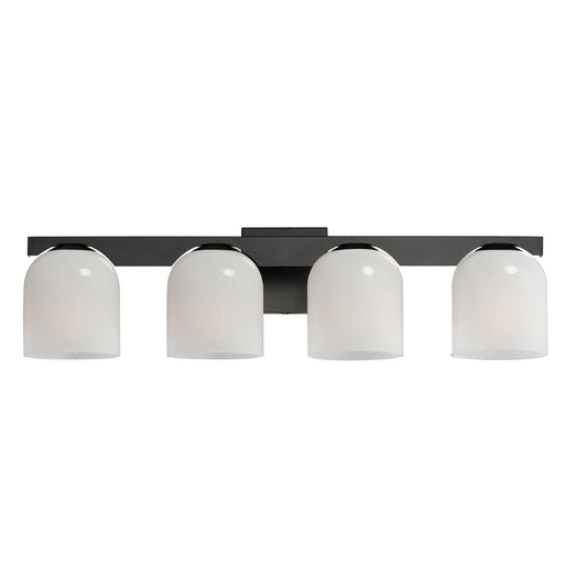 Maxim 21234MRBK Scoop 4 Light Bath Vanity | Black