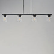 Maxim 21236CLBK Scoop 4 Light Linear Pendant | Black