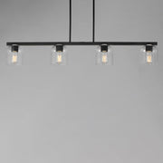 Maxim 21236CLBK Scoop 4 Light Linear Pendant | Black