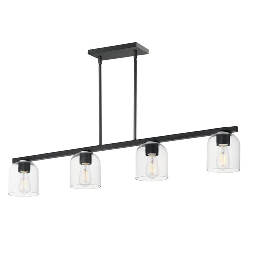 Maxim 21236CLBK Scoop 4 Light Linear Pendant | Black