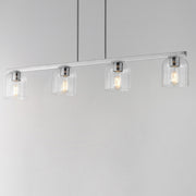 Maxim 21236CLPC Scoop 4 Light Linear Pendant | Polished Chrome