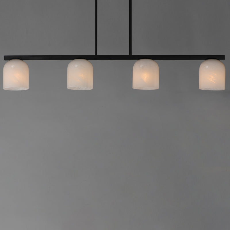 Maxim 21236MRBK Scoop 4 Light Linear Pendant | Black
