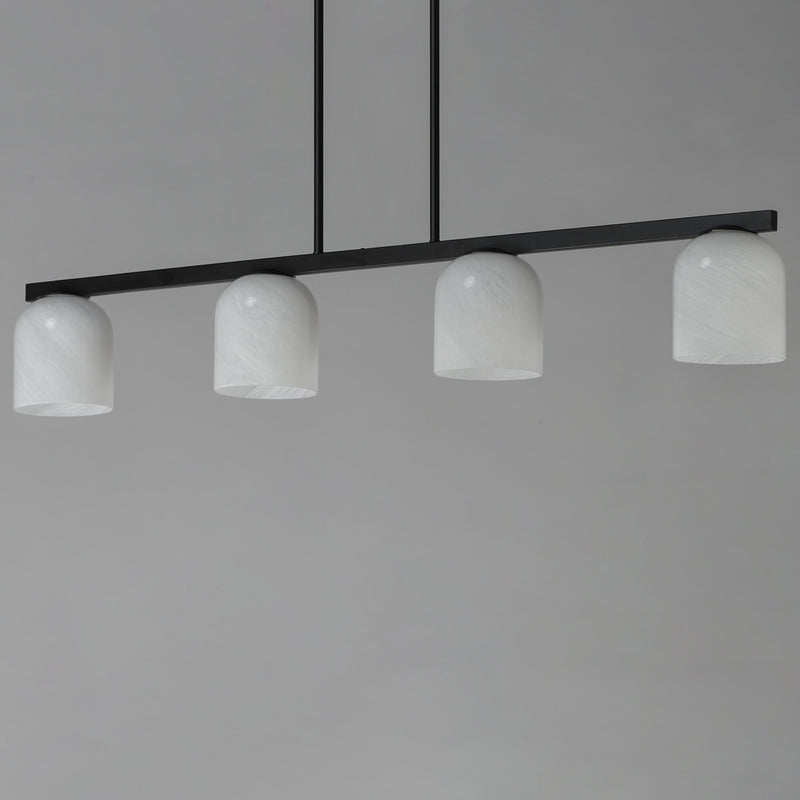Maxim 21236MRBK Scoop 4 Light Linear Pendant | Black