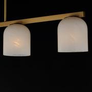 Maxim 21236MRNAB Scoop 4 Light Linear Pendant | Natural Aged Brass