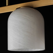Maxim 21236MRNAB Scoop 4 Light Linear Pendant | Natural Aged Brass