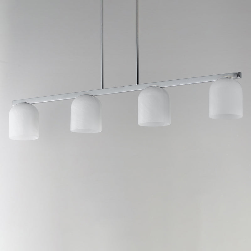 Maxim 21236MRPC Scoop 4 Light Linear Pendant | Polished Chrome