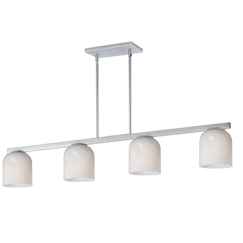 Maxim 21236MRPC Scoop 4 Light Linear Pendant | Polished Chrome