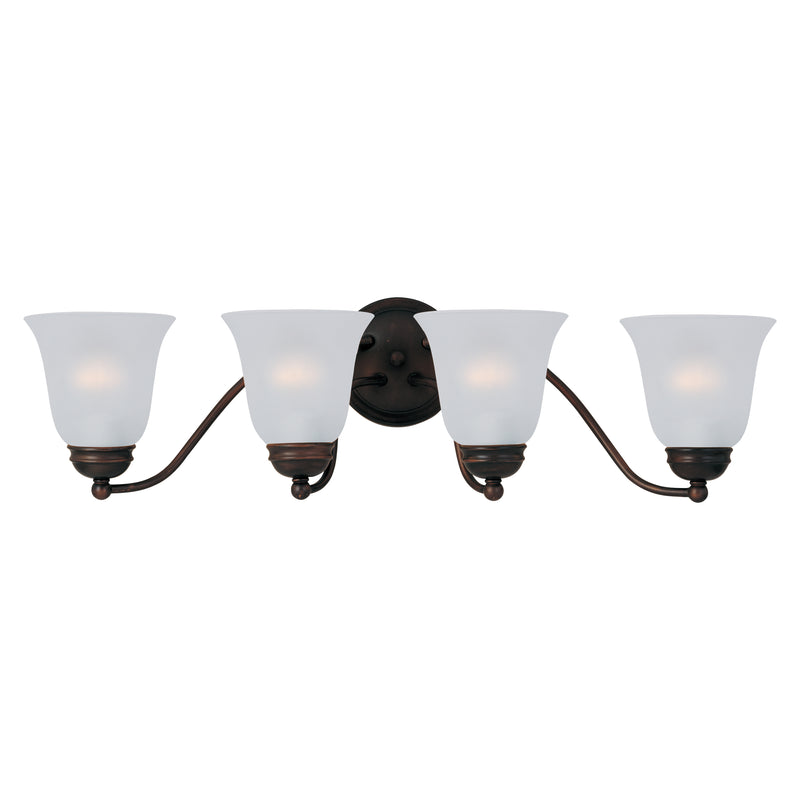 Maxim 2123FTOI Basix 4 Light Bath Vanity | Oil Rubbed Bronze