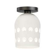 Maxim 21240WTBK Dottie Flush Mount | Black