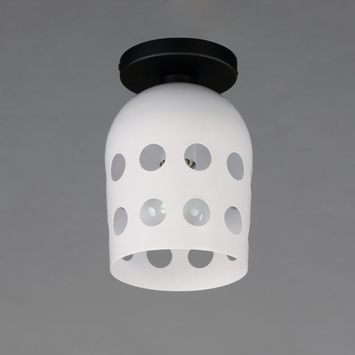 Maxim 21240WTBK Dottie Flush Mount | Black