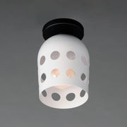 Maxim 21240WTBK Dottie Flush Mount | Black