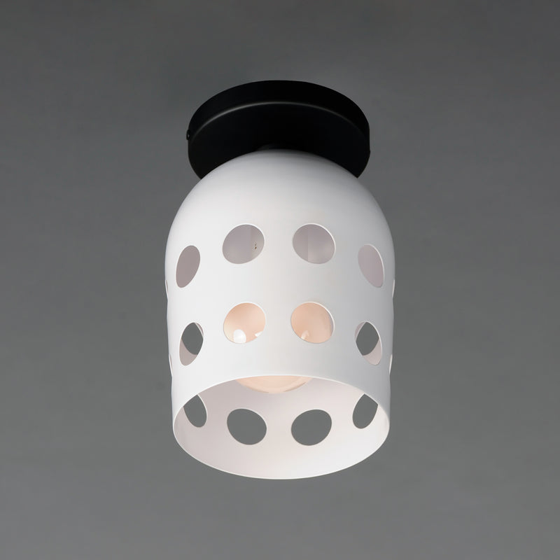 Maxim 21240WTBK Dottie Flush Mount | Black