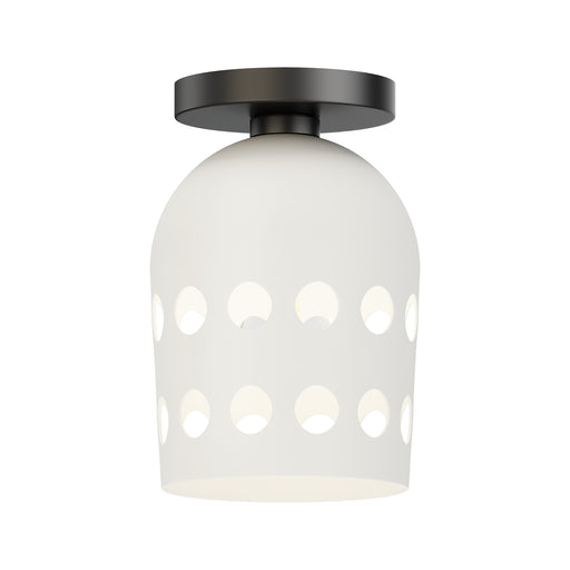 Maxim 21240WTBK Dottie Flush Mount | Black