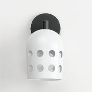 Maxim 21241WTBK Dottie 1 Light Adjustable Sconce | Black