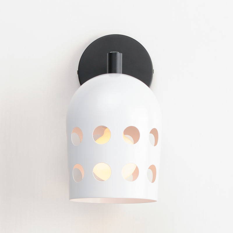 Maxim 21241WTBK Dottie 1 Light Adjustable Sconce | Black