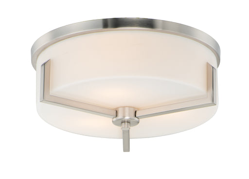 Maxim 21280SWSN Dart 3 Light Flush Mount | Satin Nickel