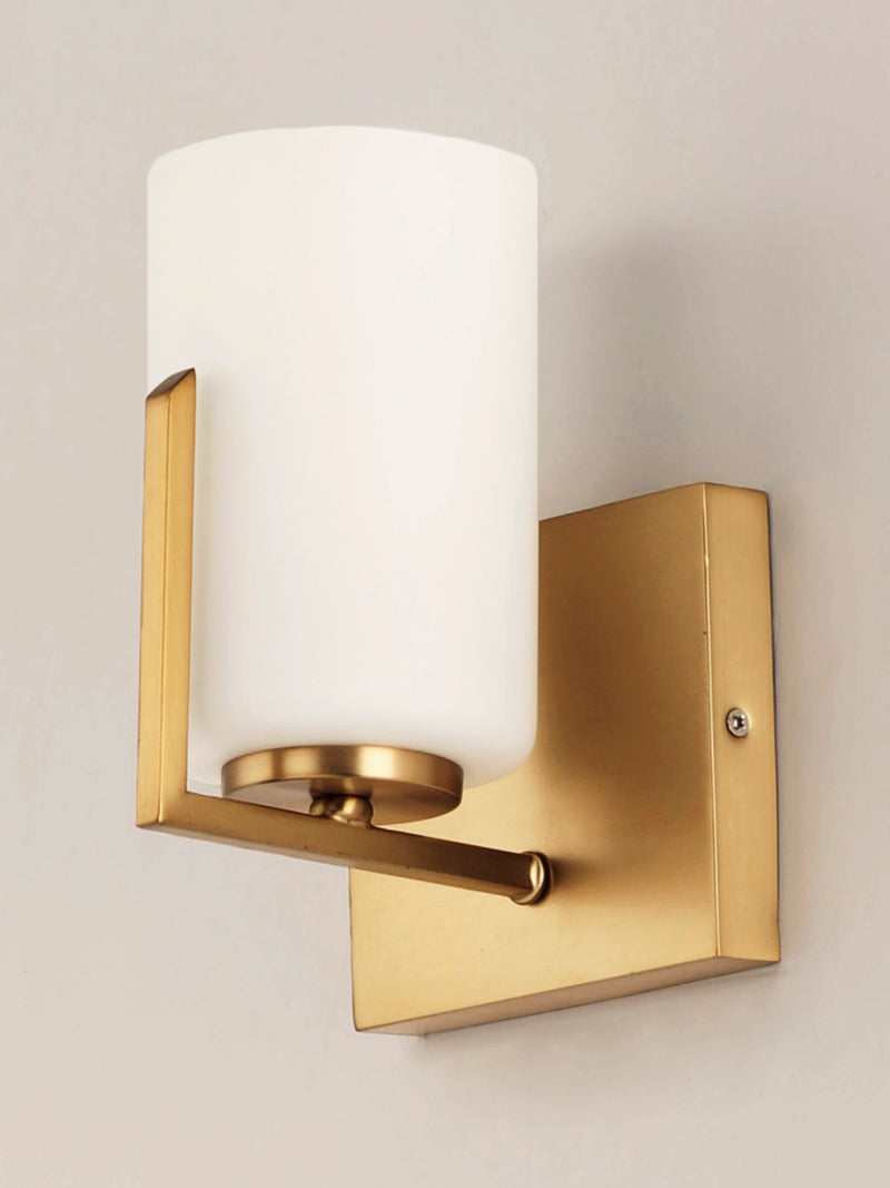 Maxim 21281SWSBR Dart 1 Light Wall Sconce | Satin Brass