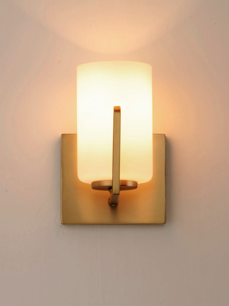 Maxim 21281SWSBR Dart 1 Light Wall Sconce | Satin Brass