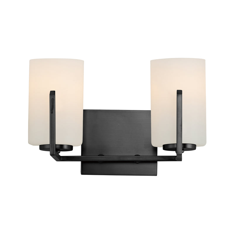 Maxim 21282SWBK Dart 2 Light Bath Vanity | Black