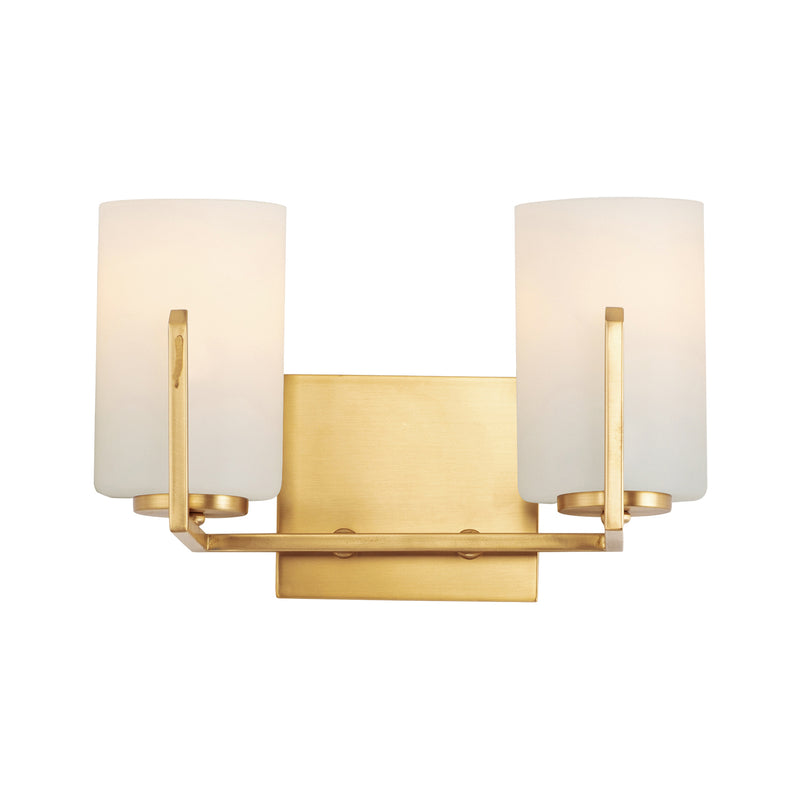 Maxim 21282SWSBR Dart 2 Light Bath Vanity | Satin Brass