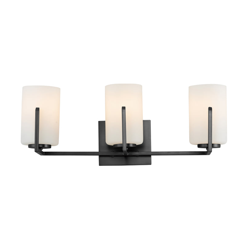 Maxim 21283SWBK Dart 3 Light Bath Vanity | Black