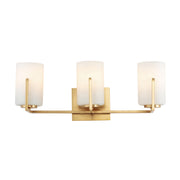 Maxim 21283SWSBR Dart 3 Light Bath Vanity | Satin Brass