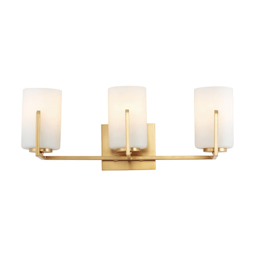 Maxim 21283SWSBR Dart 3 Light Bath Vanity | Satin Brass