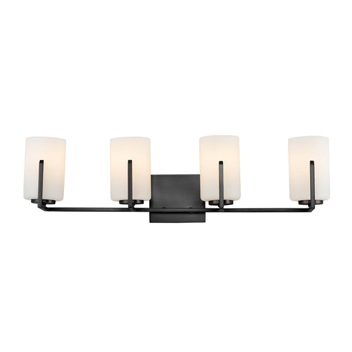 Maxim 21284SWBK Dart 4 Light Bath Vanity | Black