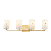 Maxim 21284SWSBR Dart 4 Light Bath Vanity | Satin Brass