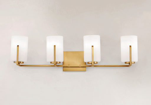 Maxim 21284SWSBR Dart 4 Light Bath Vanity | Satin Brass