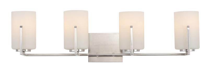 Maxim 21284SWSN Dart 4 Light Bath Vanity | Satin Nickel