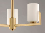 Maxim 21285SWSBR Dart 3 Light Chandelier | Satin Brass