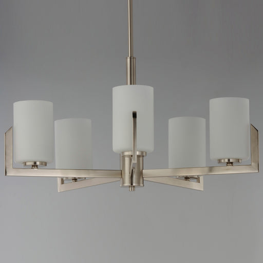 Maxim 21286SWSN Dart 5 Light Chandelier | Satin Nickel