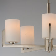 Maxim 21286SWSN Dart 5 Light Chandelier | Satin Nickel