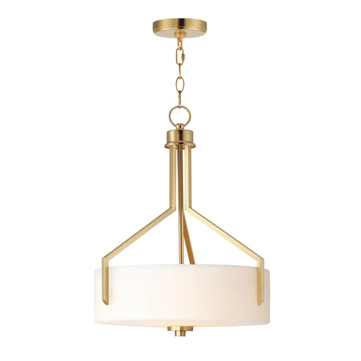 Maxim 21287SWSBR Dart 3 Light Pendant | Satin Brass