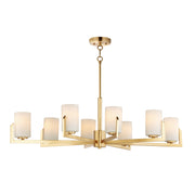 Maxim 21288SWSBR Dart 8 Light Chandelier | Satin Brass