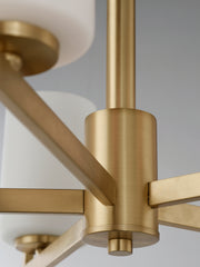 Maxim 21288SWSBR Dart 8 Light Chandelier | Satin Brass