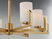 Maxim 21288SWSBR Dart 8 Light Chandelier | Satin Brass