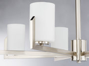 Maxim 21288SWSN Dart 8 Light Chandelier | Satin Nickel