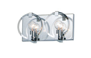 Maxim 21292CLPC Looking Glass 2 Light Wall Sconce | Polished Chrome