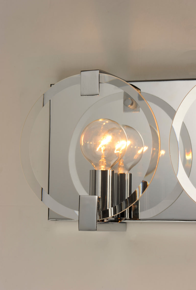 Maxim 21292CLPC Looking Glass 2 Light Wall Sconce | Polished Chrome