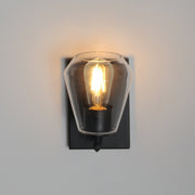 Maxim 21331CLBK Geode 1 Light Sconce | Black