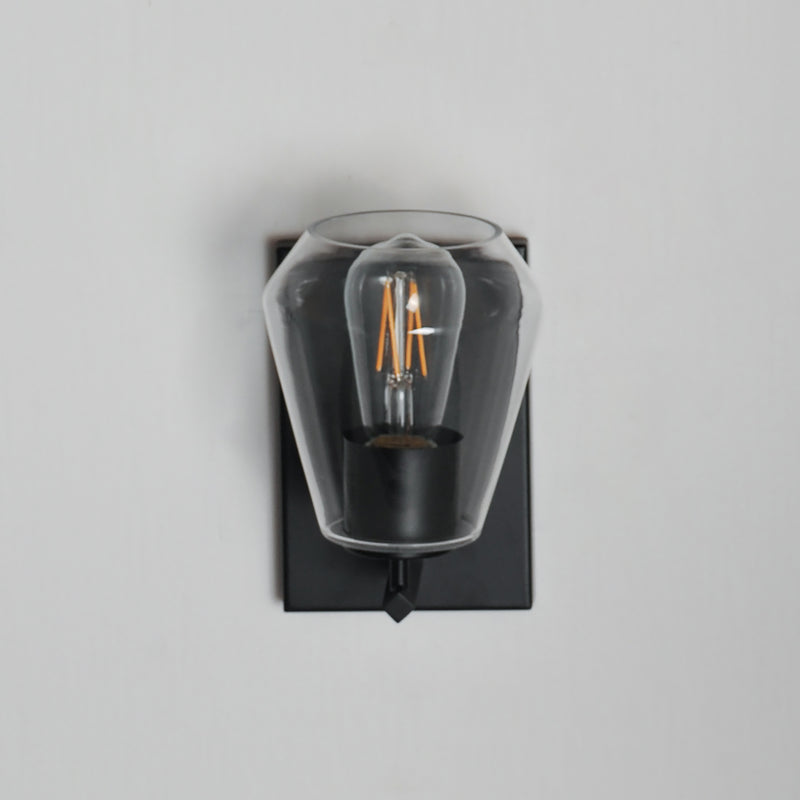 Maxim 21331CLBK Geode 1 Light Sconce | Black