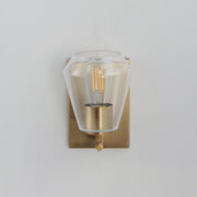 Maxim 21331CLNAB Geode 1 Light Sconce | Natural Aged Brass