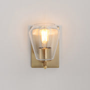 Maxim 21331CLNAB Geode 1 Light Sconce | Natural Aged Brass
