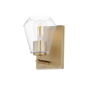 Maxim 21331CLNAB Geode 1 Light Sconce | Natural Aged Brass
