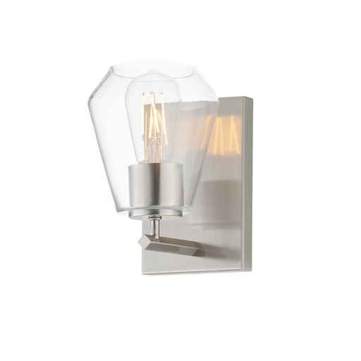Maxim 21331CLSN Geode 1 Light Sconce | Satin Nickel