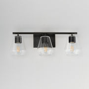 Maxim 21333CLBK Geode 3 Light Bath Vanity | Black