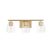 Maxim 21333CLNAB Geode 3 Light Bath Vanity | Natural Aged Brass
